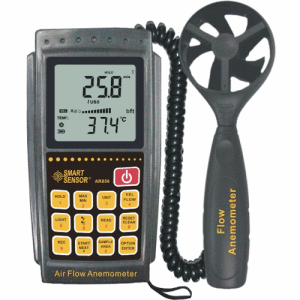 Anemometer se uporablja za merjenje temperature in hitrosti zraka